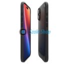 Spigen Rugged Armor MagFit Apple iPhone 16 Plus tok, Matte Black, fekete