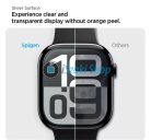 Spigen EliteShield EZ Fit Apple Watch 10 (46mm) kijelzővédő fólia felhelyező kerettel (2db)