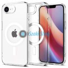 Spigen Ultra Hybrid MagFit Apple iPhone 16e MagSafe tok, Clear White, átlátszó-fehér