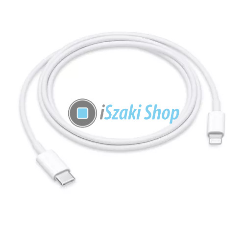 Apple Type-C / Lightning töltő- és adatkábel, 1m, fehér, MUQ93ZM/A Retail dobozos