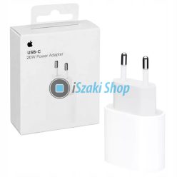   Apple hálózati töltő adapter USB-C, 20W, fehér MUVV3ZM/A