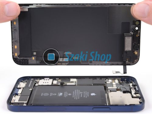 iPhone 12 Kijelző csere, utángyártott In-Cell, 20 percen belül, garanciával