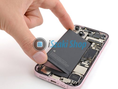 iPhone 15 akkumulátor csere, gyári Apple alkatrész, 60 percen belül, garanciával, Előzetes megrendelés szükséges!