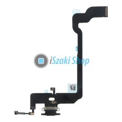   iPhone XS töltőcsatlakozó flex kábel OEM fekete színben akár beszereléssel is