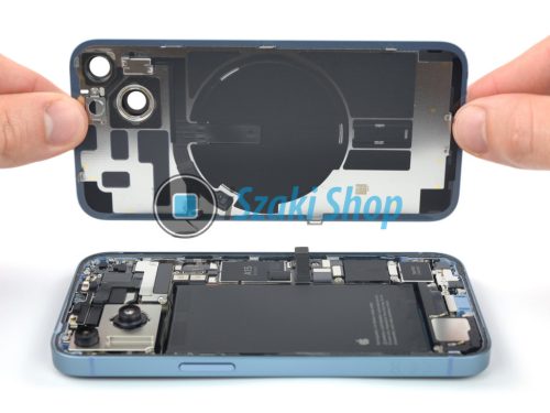 iPhone 14 hátlapi üveg csere, 2 órán belül, garanciával