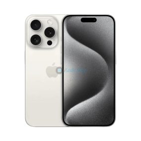 iPhone 15 Pro Max 256GB, Fehér Titán, 100% Akksival