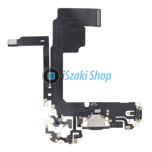 iPhone 15 Pro töltőcsatlakozó flex kábel fekete színben akár beszereléssel is