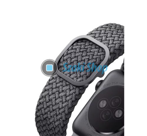 Uniq Aspen fonott szíj Apple Watch 38/40mm, szürke