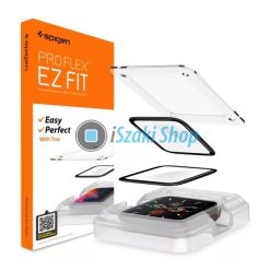   Spigen Pro Flex EZ Fit Apple Watch S8/S7 (45mm) tempered kijelzővédő fólia felhelyező kerettel (2db)