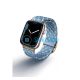 Uniq Aspen Designer Edition fonott szíj Apple Watch 38/40/41mm, kék