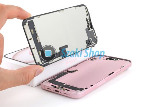 iPhone 15 Plus OLED Kijelző csere, gyári minőségű, 20 percen belül, garanciával