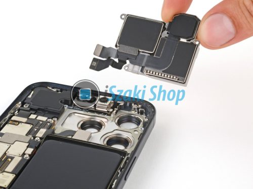 iPhone 15 Pro hátlapi kamera csere, 20 percen belül, garanciával