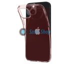 Spigen Crystal Flex Apple iPhone 14 tok, Rose Crystal, rózsaszín-átlátszó