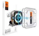 Spigen Glas.tR EZ Fit Apple Watch Ultra 2/1 (49mm) tempered kijelzővédő fólia felhelyező kerettel (2db)