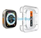 Spigen Glas.tR EZ Fit Apple Watch Ultra 2/1 (49mm) tempered kijelzővédő fólia felhelyező kerettel (2db)