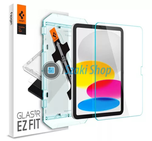 Spigen Glas.tR EZ Fit Apple iPad 10.9" 2022 tempered kijelzővédő fólia felhelyező kerettel
