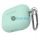 Phoner Simple Apple Airpods Pro 2 szilikon tok, csuklópánttal, menta