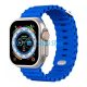 Phoner River Apple Watch 41/40/38 mm szilikon szíj, királykék