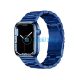 Forcell FA10 Apple Watch 42/44/45/49mm fém szíj, kék