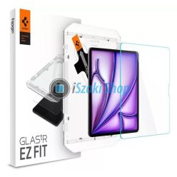   Spigen Apple Glas.tR EZ Fit iPad Air 13" (2024) tempered kijelzővédő fólia felhelyező kerettel (1db)