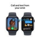 APPLE Watch SE 2024 GPS, 40mm, éjfekete alumíniumtok, éjfekete sportszíj - S/M (MXE73QH/A)
