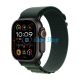 APPLE Watch Ultra 2 GPS + Cellular, 49mm, fekete titántok, sötétzöld Alpesi pánt, M (MX4R3CM/A)