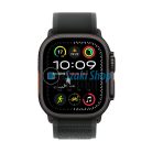 APPLE Watch Ultra 2 GPS + Cellular, 49mm, fekete titántok, fekete Terep pánt - M/L (MX4V3CM/A)