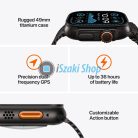 APPLE Watch Ultra 2 GPS + Cellular, 49mm, fekete titántok, fekete Terep pánt - M/L (MX4V3CM/A)