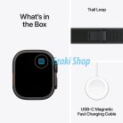 APPLE Watch Ultra 2 GPS + Cellular, 49mm, fekete titántok, fekete Terep pánt - M/L (MX4V3CM/A)