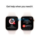 APPLE Watch Series 10 GPS, 42mm, rozéarany alumíniumtok, lágy rózsaszín sportszíj - S/M (MWWH3QH/A)